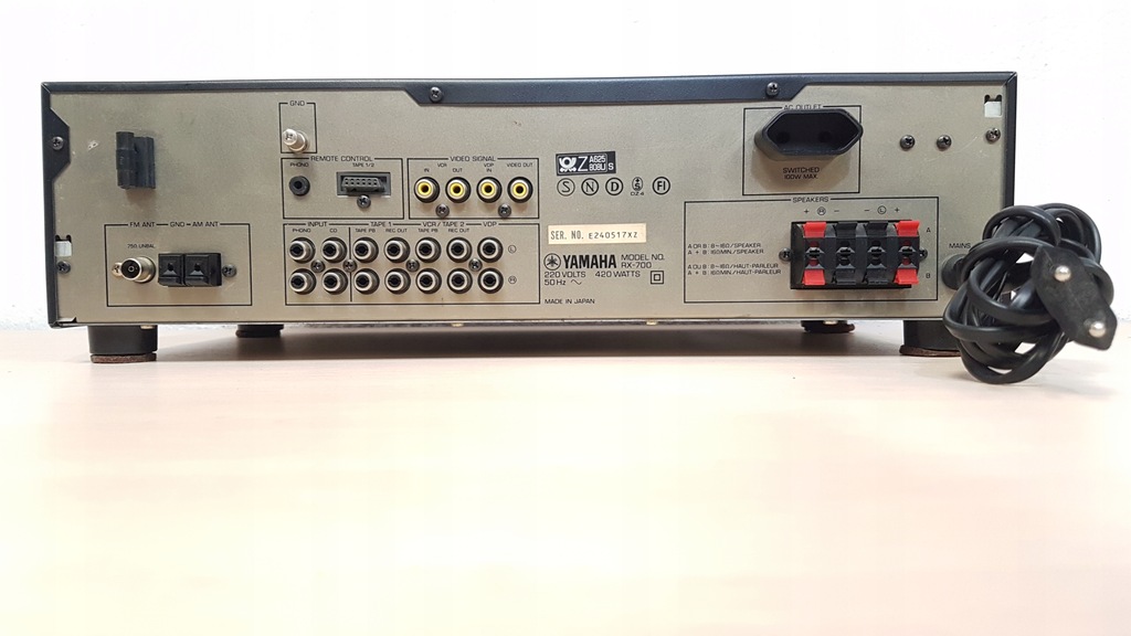 Amplituner Yamaha RX 700 1987r Natural Sound Japan 7904387690