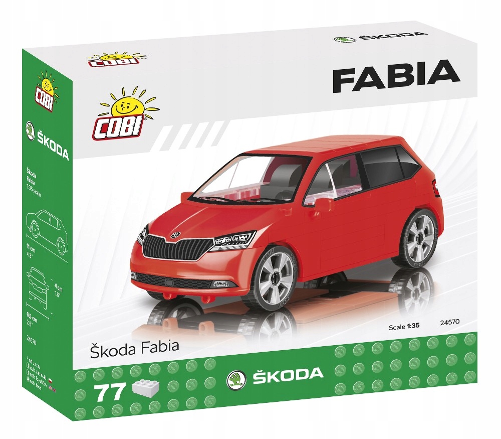 COBI KLOCKI Klocki Cars Skoda Fabia