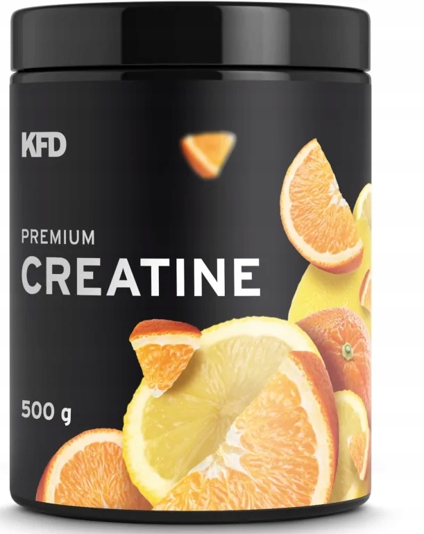 Monohydrat Kreatyny - KFD Proszek 500 g | Smak Pomarańczowo - Cytrynowy