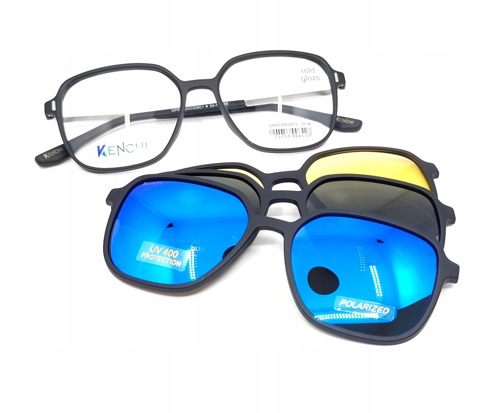 Kenchi KEC 040309 C1 OPRAWKI z 3 nakładkami CLIP-ON