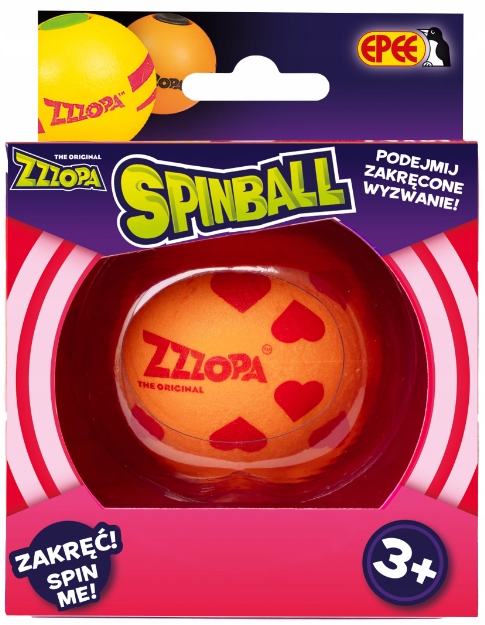 PIŁKA SPINBALL SPIN BALL ZAKRĘCONA ZABAWA MIX EPEE