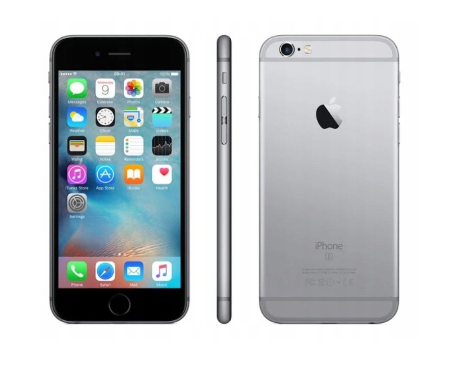 APPLE iPhone 6s 16GB SPACE GRAY, kondycja baterii 100%