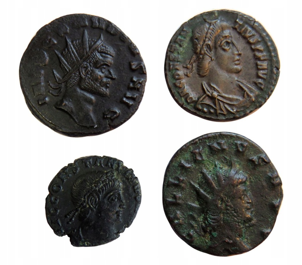 Zestaw 4 monet - Rzym