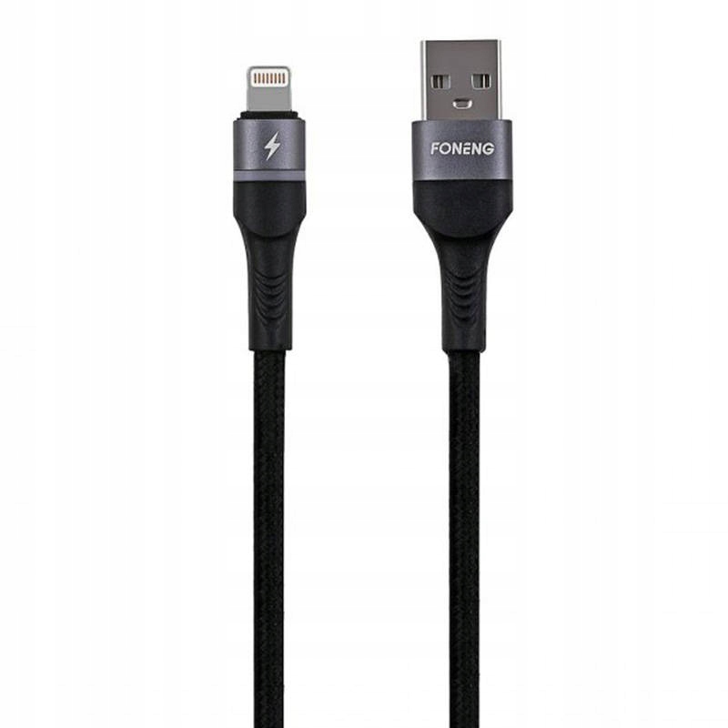 Kabel USB do Lightning Foneng X79, LED, 3A, 1m