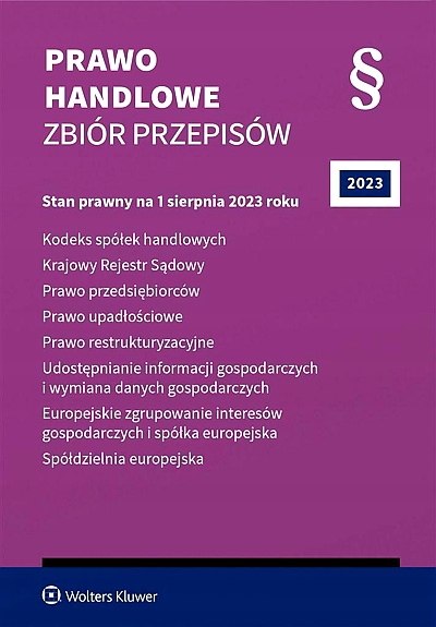 PRAWO HANDLOWE. ZBIÓR PRZEPISÓW