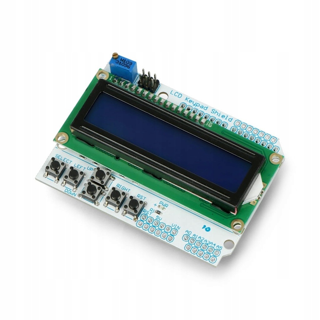 Velleman WPSH203 LCD Keypad Shield - wyświetlacz d