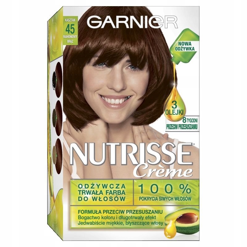 Garnier Nutrisse Creme farba do włosów 45 Mahoniow