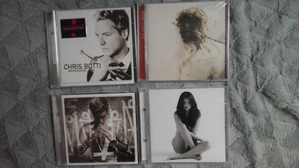 J. Bieber, S. Gomez, Ch. Botti, P. Gabriel CD nowe