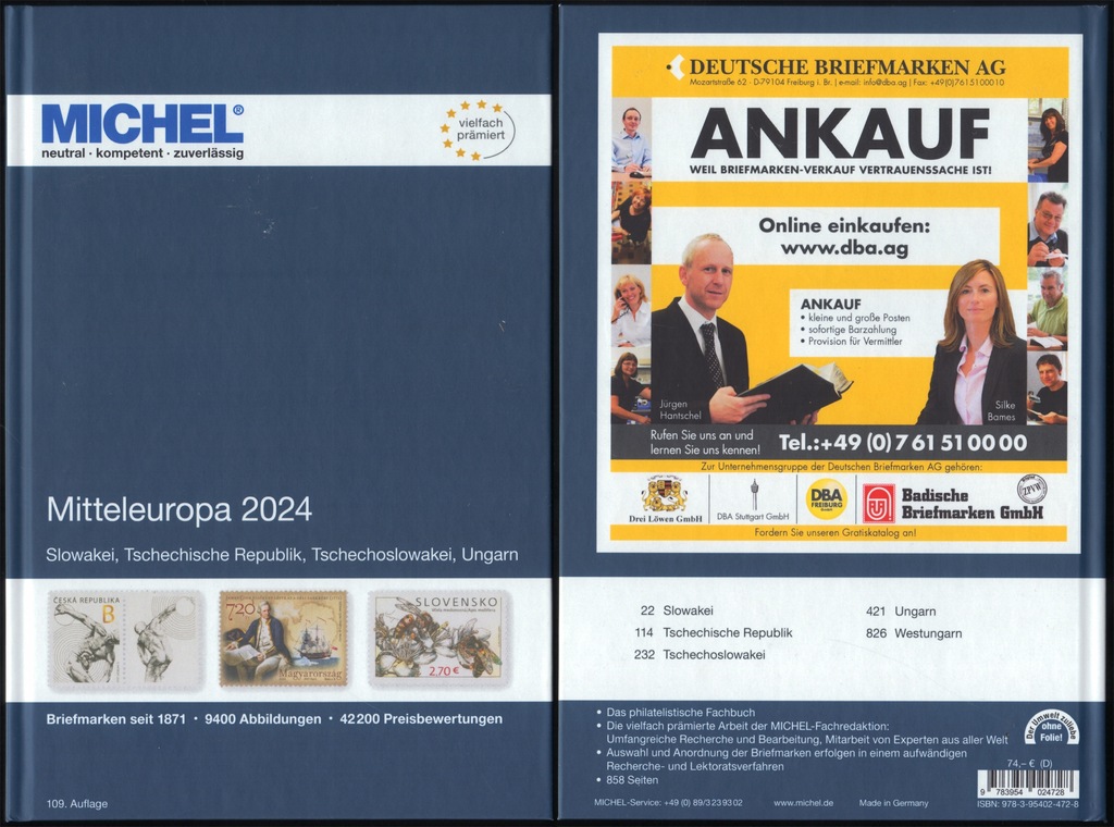 KATALOG MICHEL EUROPA T.2 2024 - NOWOŚĆ