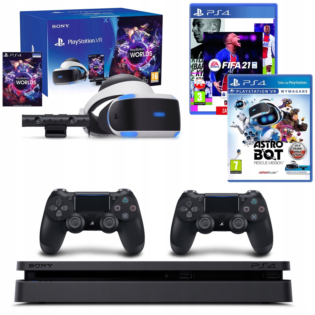 Konsola Sony Ps4 2 Pady Playstation Vr Zestaw Gry 9942325227 Oficjalne Archiwum Allegro