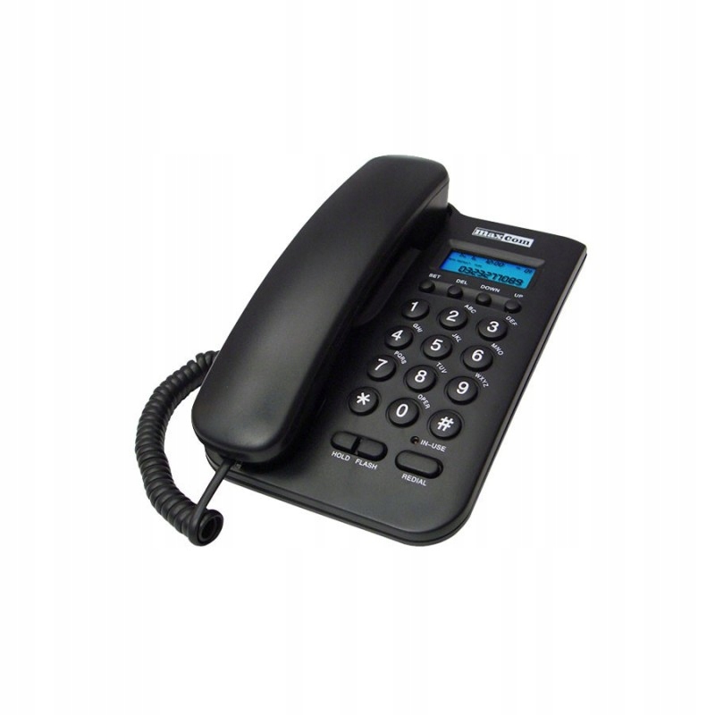 Купить Стационарный телефон Maxcom KXT100 Черный: отзывы, фото, характеристики в интерне-магазине Aredi.ru