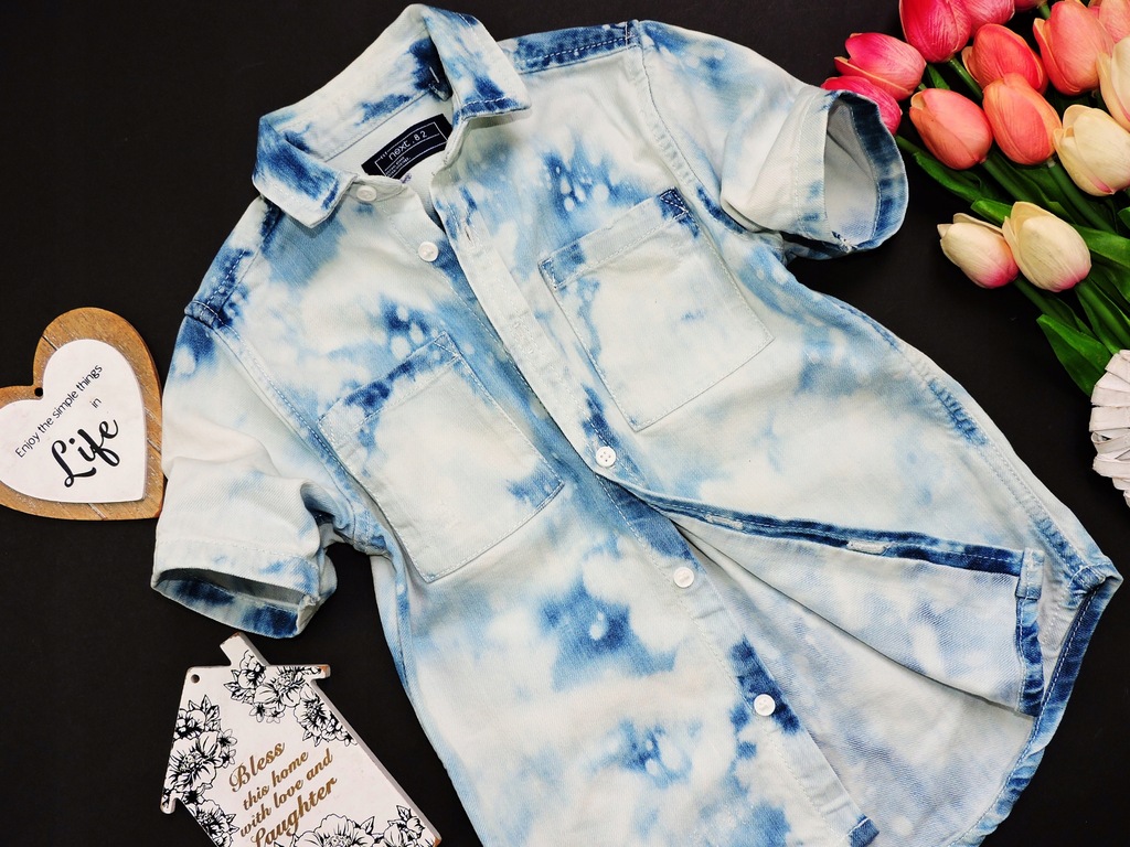 NEXT - KOSZULA JEANS OMBRE r 110