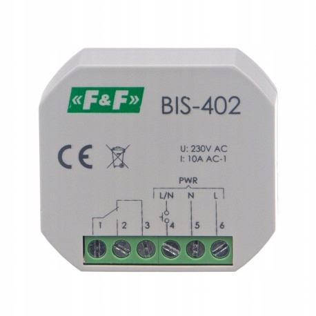 Przekaźnik bistabilny BIS-402 F&F