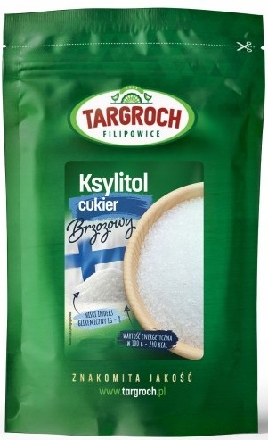 KSYLITOL DANISCO - CUKIER BRZOZOWY 250G SŁODZIK ZAMIENNIK CUKRU TARGROCH