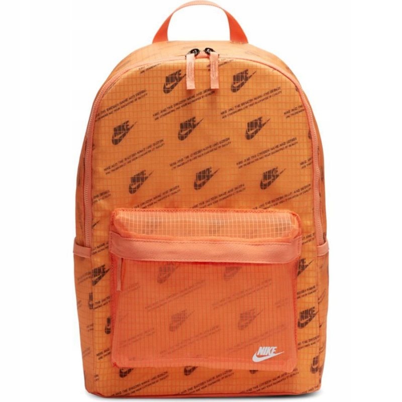 Plecak Nike Heritage 2.0 CK7444884 pomarańczowy