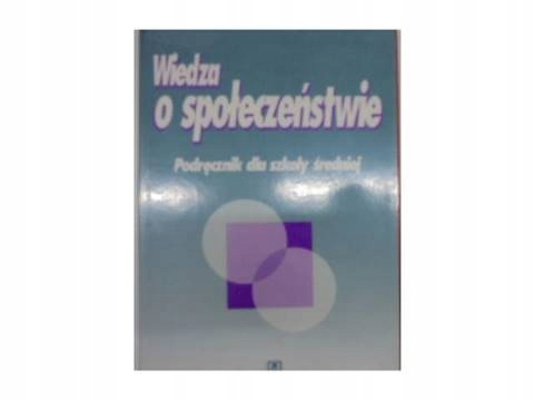 Wiedza o społeczeństwie. Podręcznik -