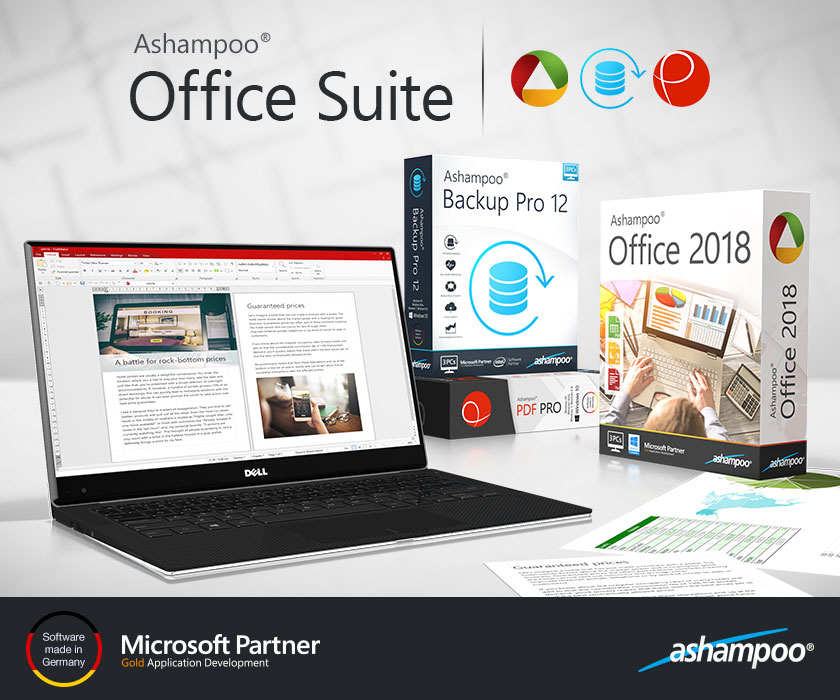 Купить Пакет Ashampoo для Office 2018 PDF Pro Backup Pro 12: отзывы, фото, характеристики в интерне-магазине Aredi.ru