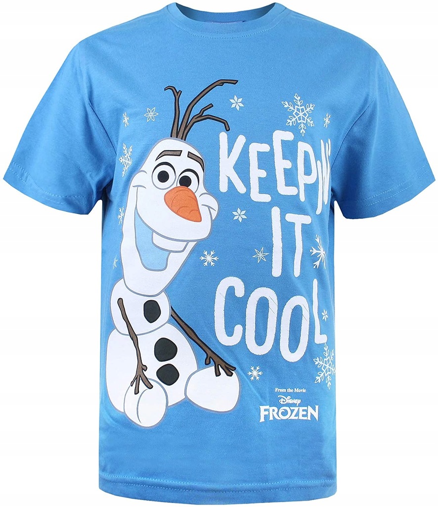 DISNEY T-SHIRT DZIECIĘCY Z OLAFEM__134-140