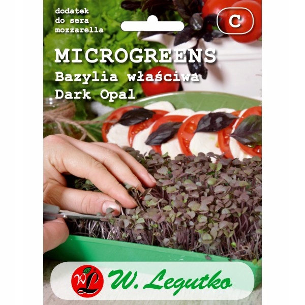 Bazylia Dark Opal 3g Microgreens - Superfood