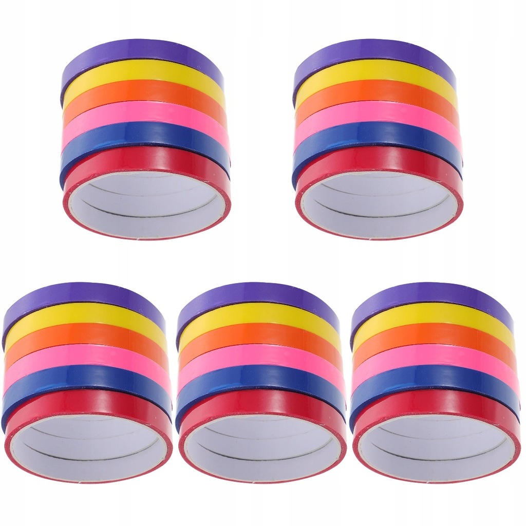 30 Rolls Household Stress Tape Toy for Kids Adults