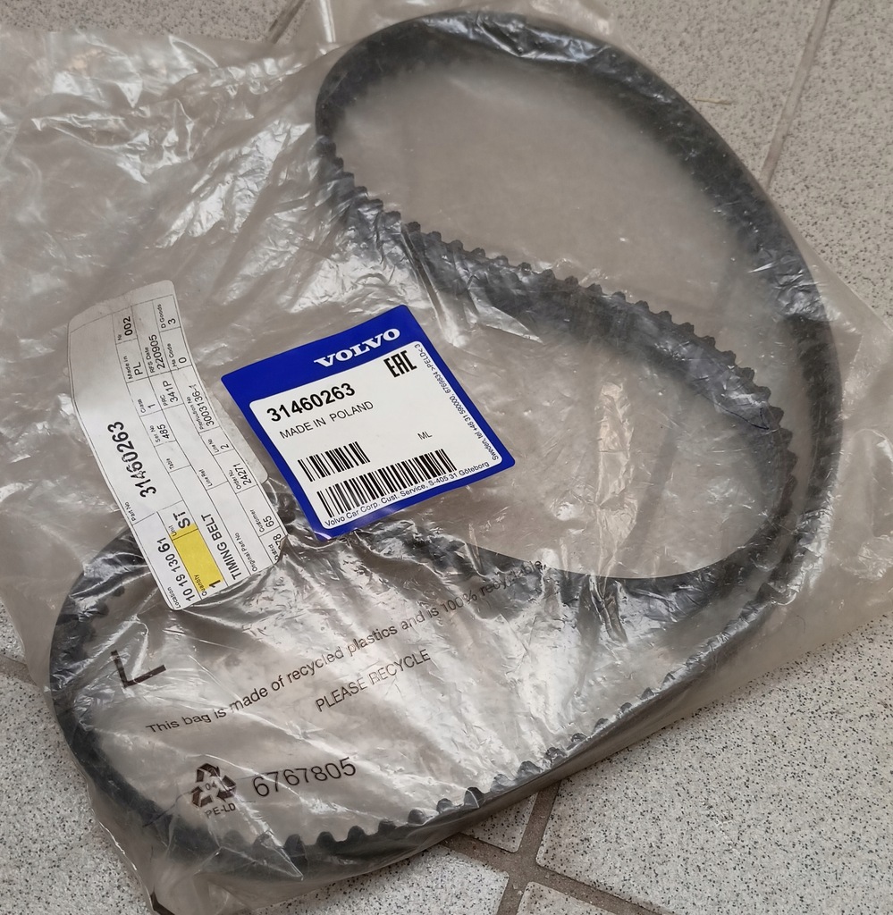 Pasek rozrządu Volvo XC60 XC90 - 31460263