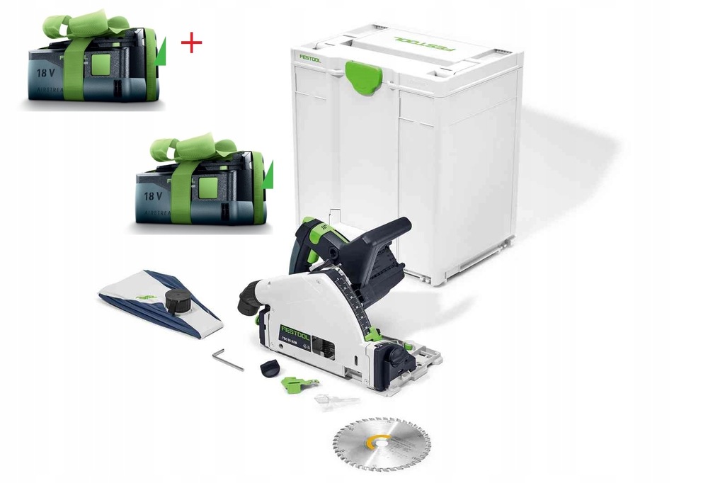 FESTOOL Zagłębiarka akumulatorowa TSC 55 KEB-Basic 576712 + 2 x akumula 5,0