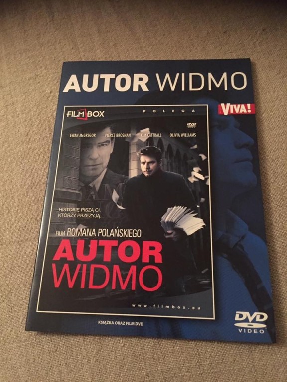 Film Dvd Autor widmo Polański