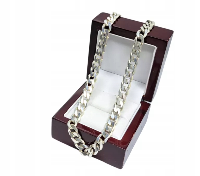 SREBRNY ŁAŃCUSZEK *PANCERKA* 41,64G | 925 | 51 CM