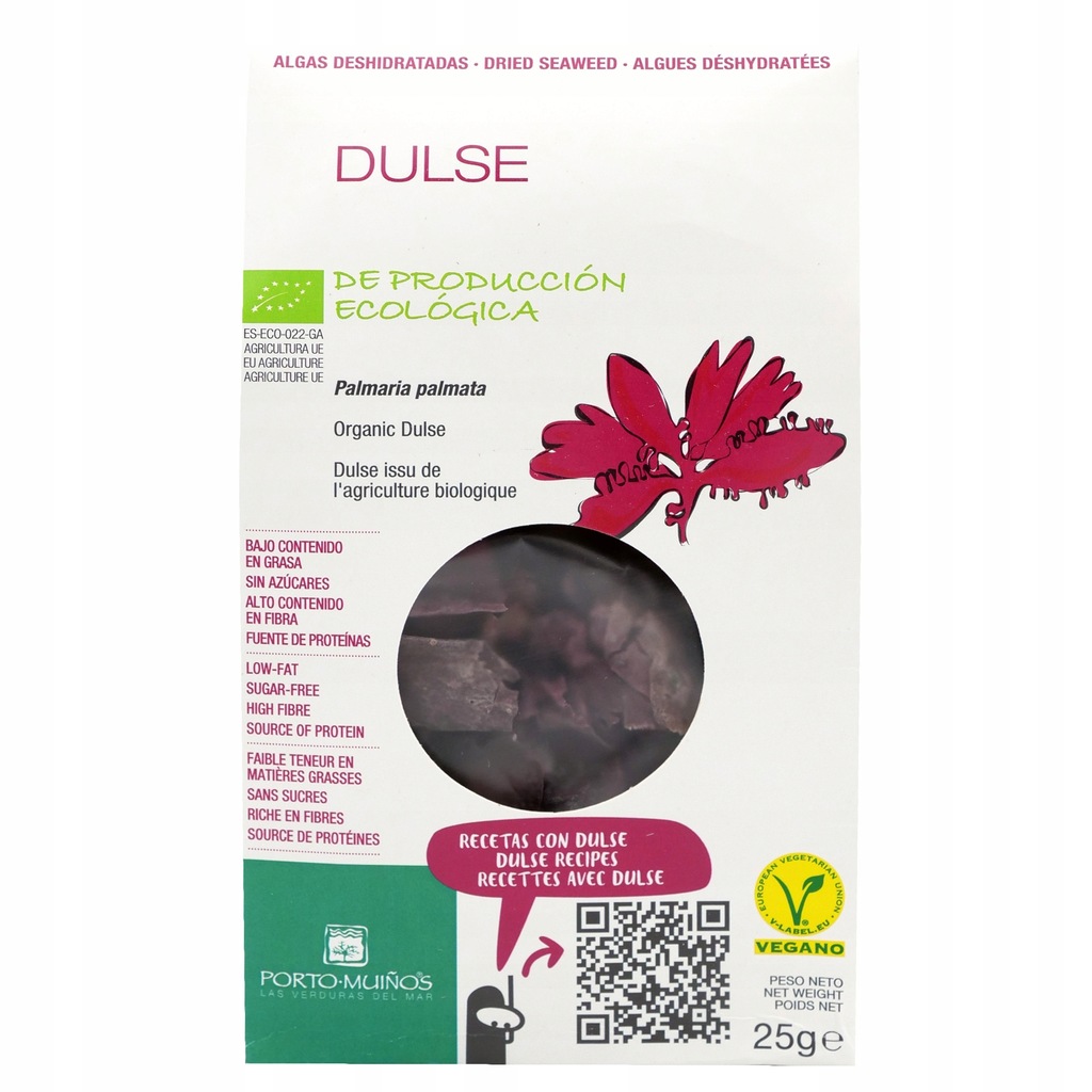 ALGI MORSKIE SUSZONE Dulse Bio 25g