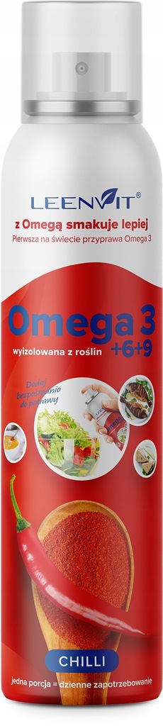 Oliwa olej w sprayu chilli Omega 369 vegan 150g