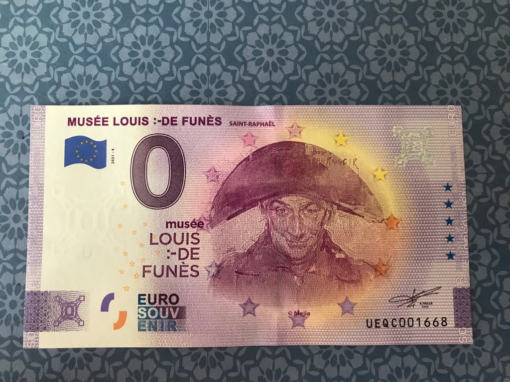 Francja 0 Euro Muzeum Louis De Funes