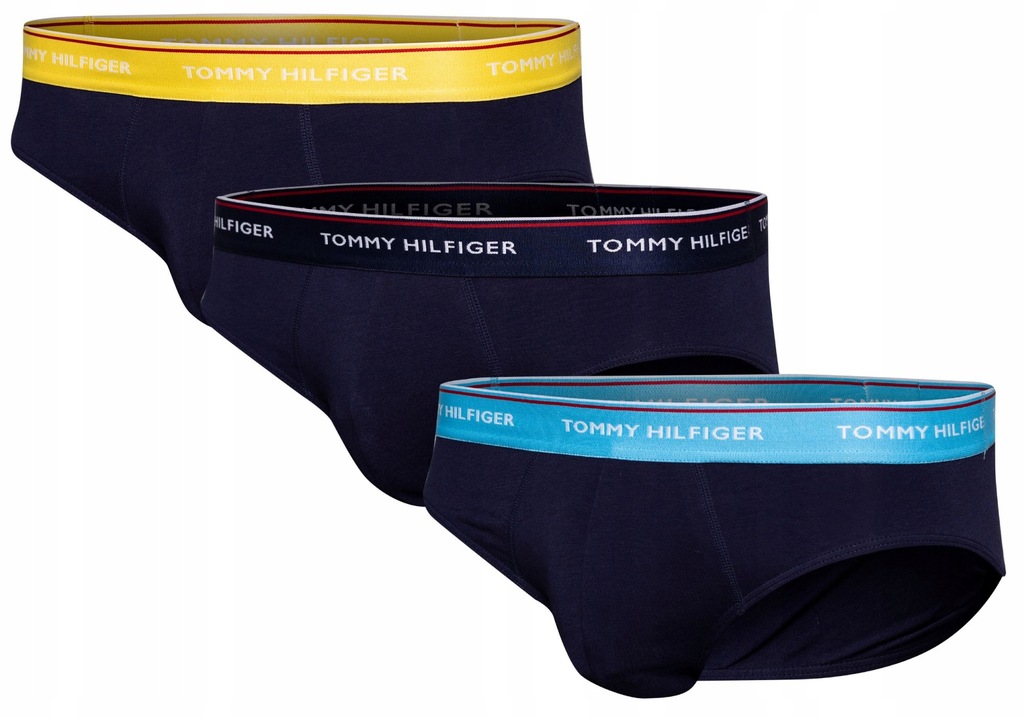 TOMMY HILFIGER MAJTKI MĘSKIE 3 PARY NAVY r. S