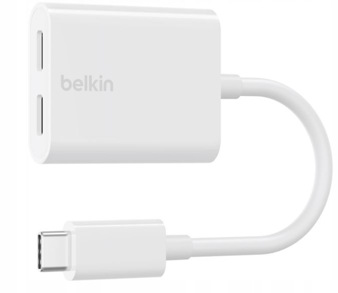 Belkin Adapter Dual USB-C Audio + Charge Rockstar