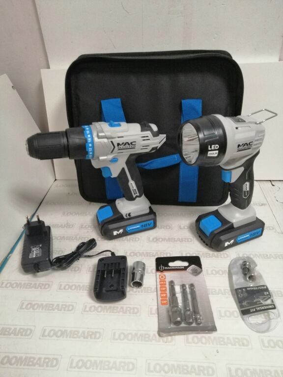 WKRETARKA MCALLISTER MSCD18-LI-2 +LAMPA MST18-LI