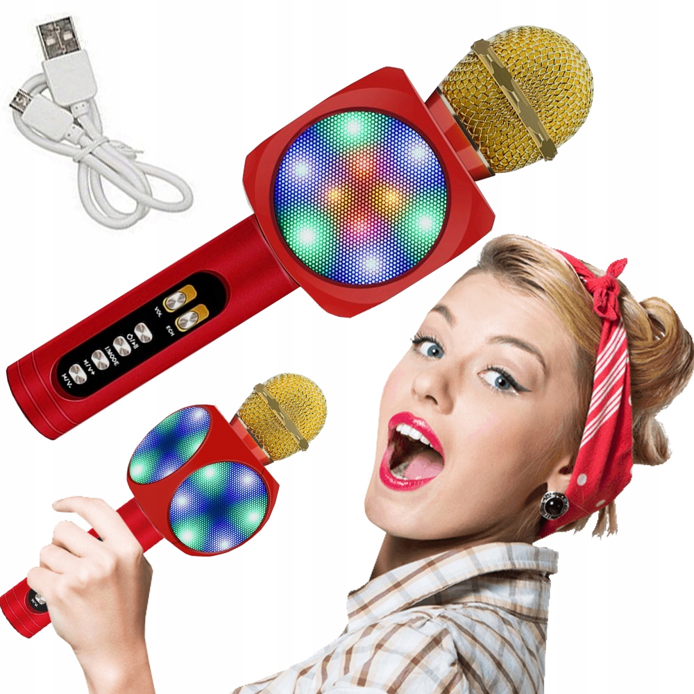 Купить БЕСПРОВОДНОЙ караоке-микрофон Динамик BLUETOOTH: отзывы, фото, характеристики в интерне-магазине Aredi.ru