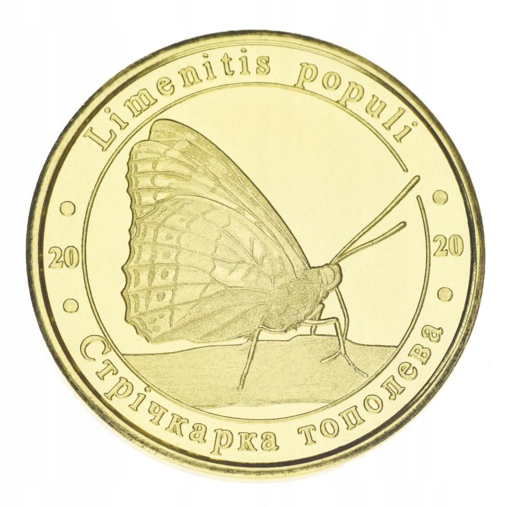 Ukraina - 1 złotnik Pokłonnik osinowiec (2020)