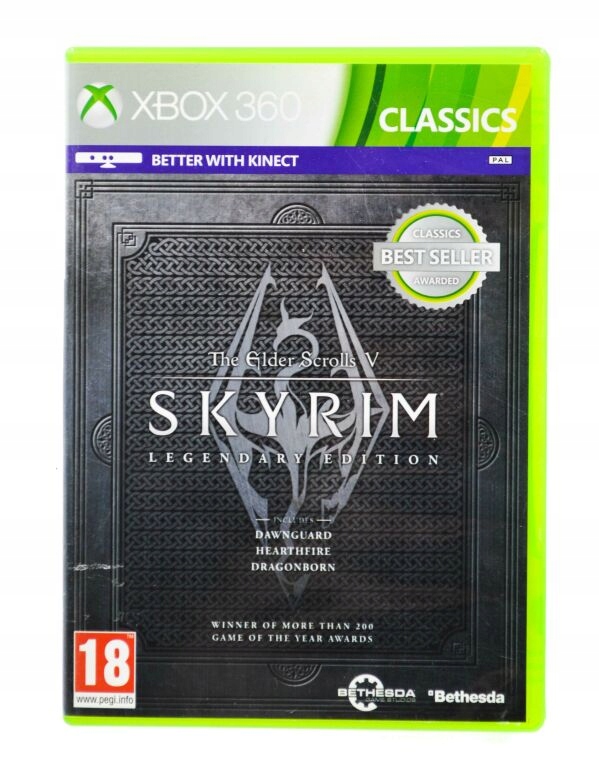 XBOX 360 THE ELDER SCROLLS V: SKYRIM LEGENDARY