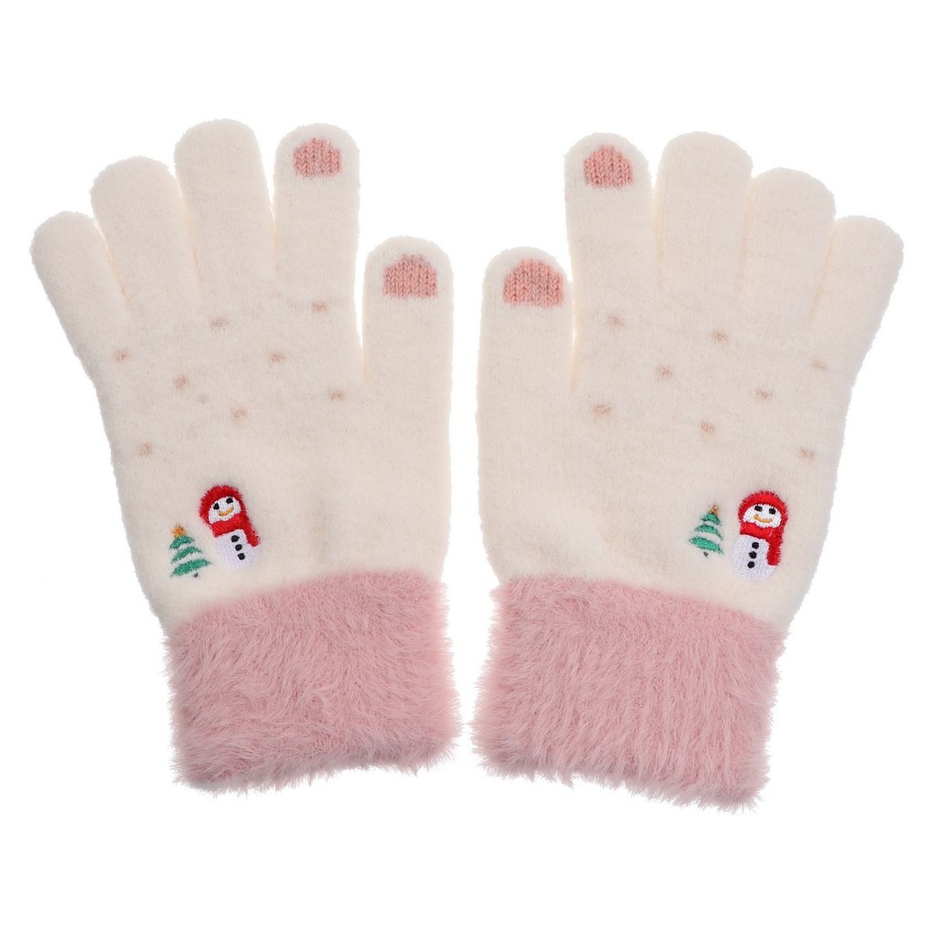 1 para świątecznych ciepłych rękawiczek Zagęścić