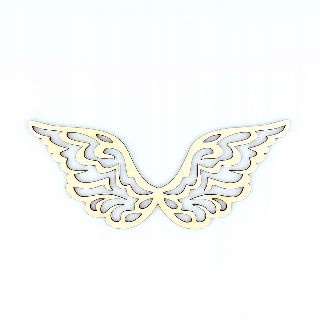 Skrzydła aniołka drewniane ze sklejki 5x12cm 5szt