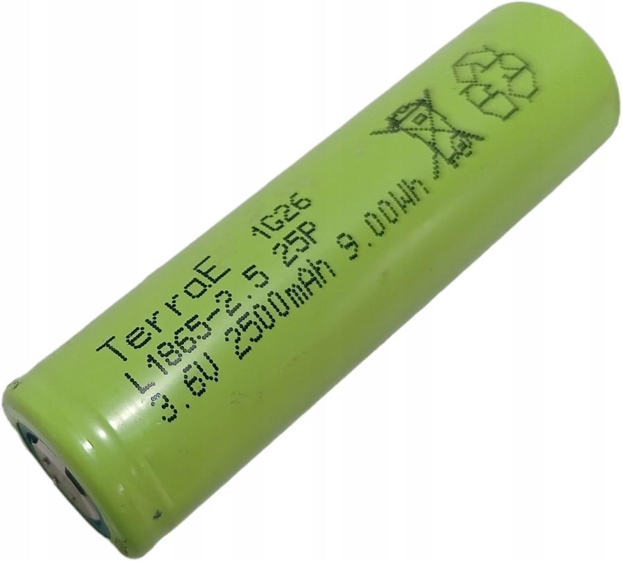 Akumulator Ogniwo TerraE INR18650 25P 2500mAh 20A