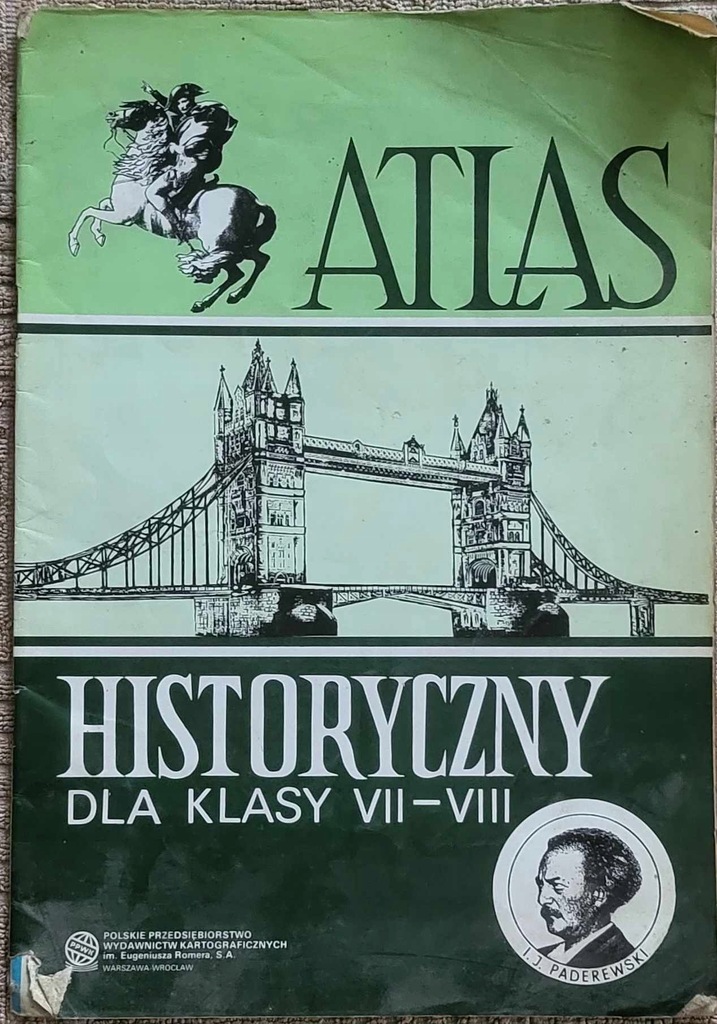 ATLAS HISTORYCZNY DLA KLASY VII-VIII + GRATIS KSIĄŻKA