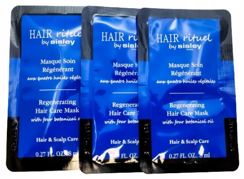Sisley Regenerating Hair Care Mask Botanical Oil Zestaw 10szt x 8ml-80ml