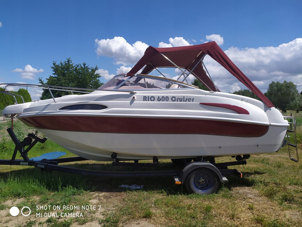 Rio 600 cruiser 2005r łódz motorowa kabinowa