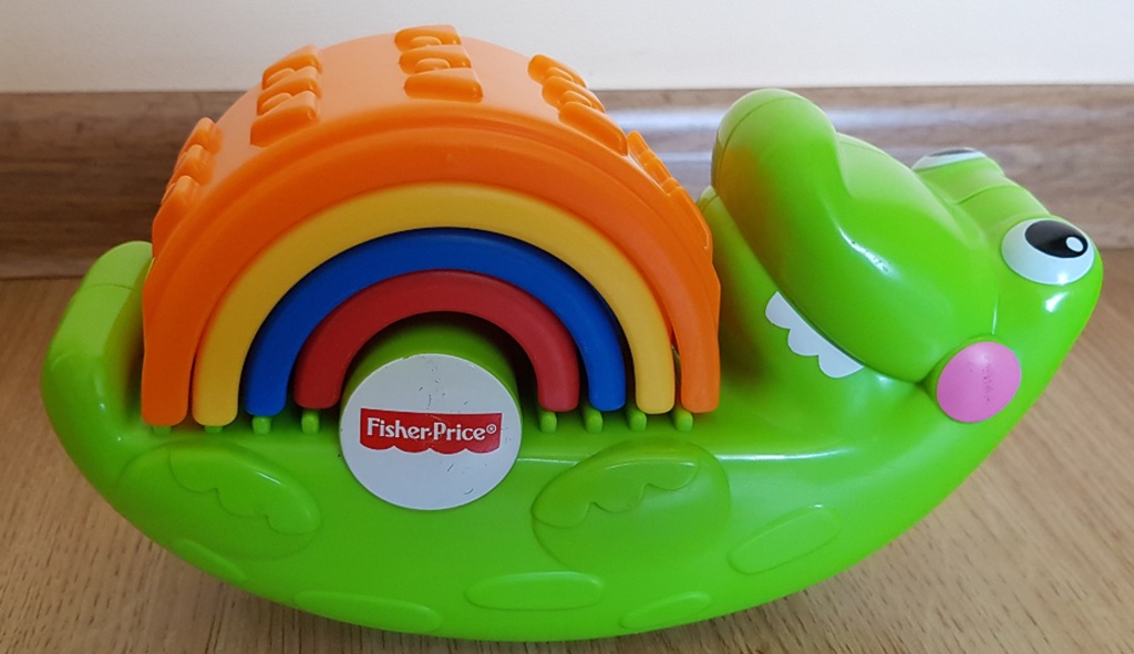 UŻYWANY Fisher Price Rozkołysany Krokodyl