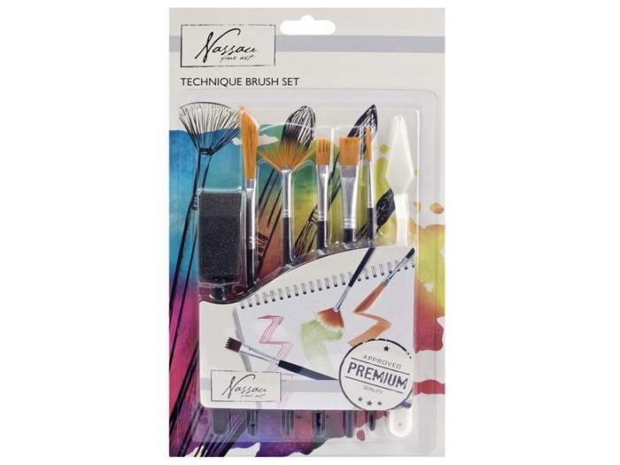 Zestaw 7 pędzelków technicznych AR0800/GE