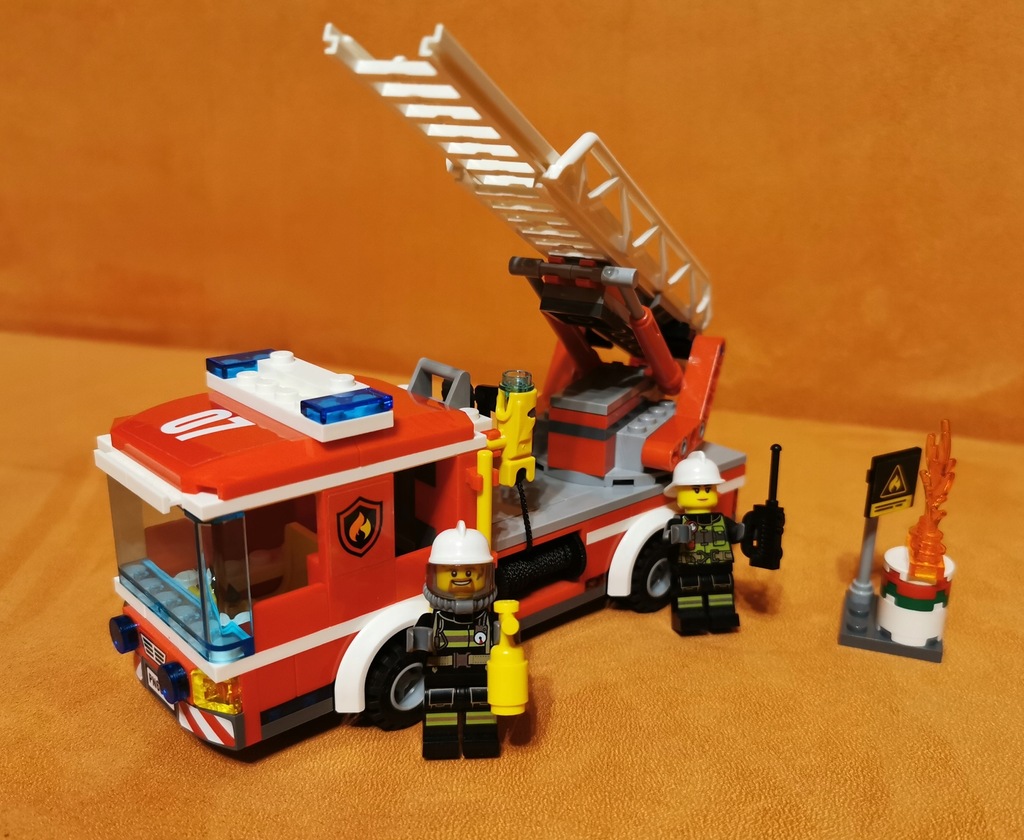 LEGO City 60107 Wóz strażacki z drabiną - 12606975113 - oficjalne ...
