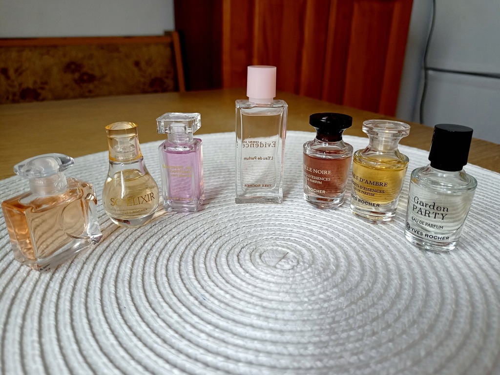 Miniaturki perfum Yves Rocher - 7 szt