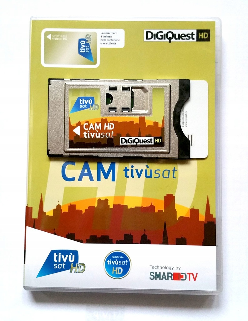 Karta Tivusat + CAM TeleSystem Telewizja RAI 4K