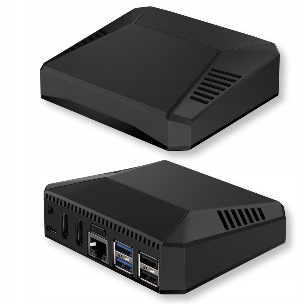 Argon ONE V3 Case obudowa czarna dla Raspberry Pi 5 z wentylatorem i HDMI