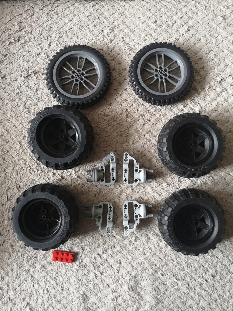 Lego Technic koła 94.8 x 44 R + zwrotnice